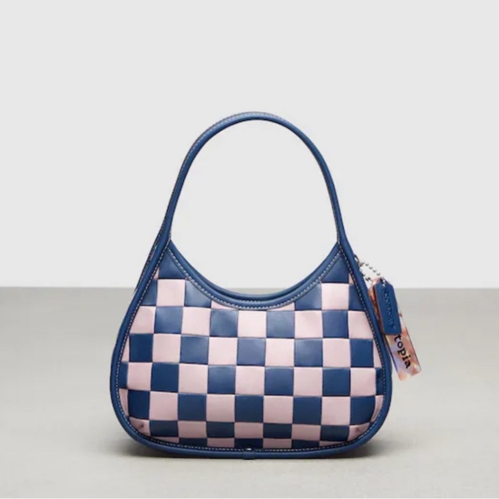Coachtopia ergo bag deep purple/ice blue matching ice purple mini wallet